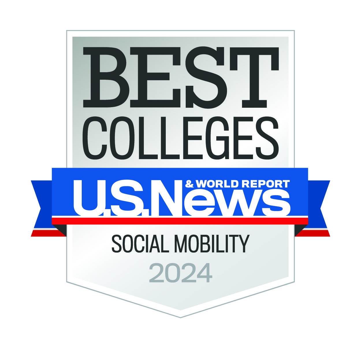 U.S. News & World Report Social Mobility Badge 2024