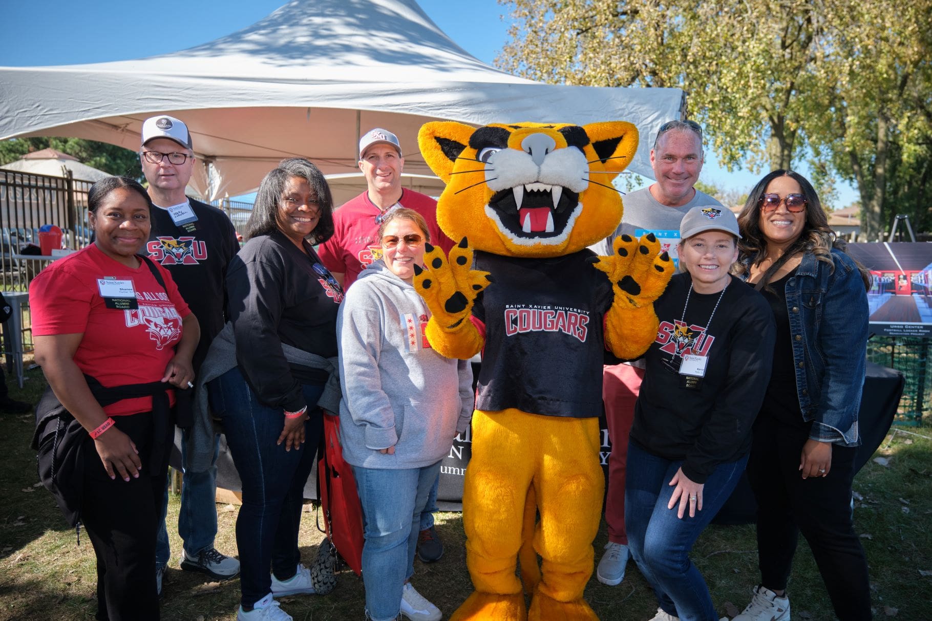 National Alumni Board Members at Homecoming Game