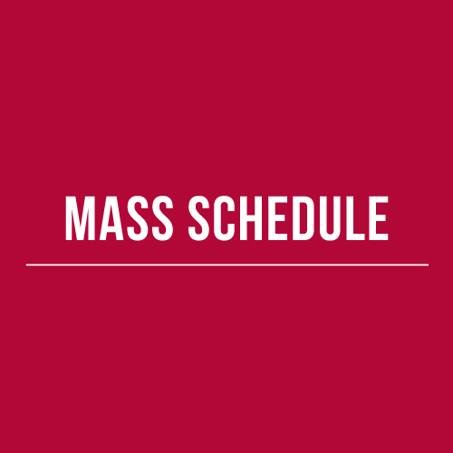 Mass Schedule